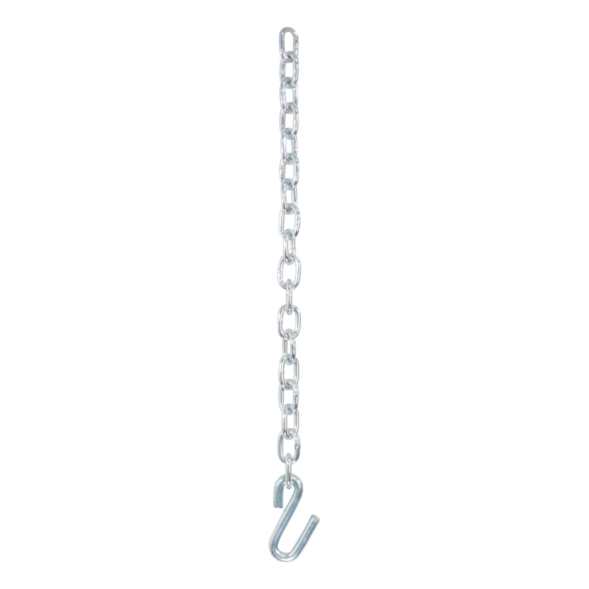 Curt Manufacturing, 27in. Safety Chain with 1 S-Hook, Length 27 in, Material Steel, Model# 80300